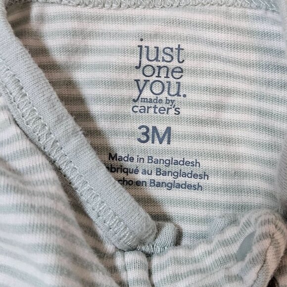 Carters Baby Boy Footed Sleepers Pajamas Play Suits Sz 3M Lot of 3 Zip-Up - Picture 8 of 10